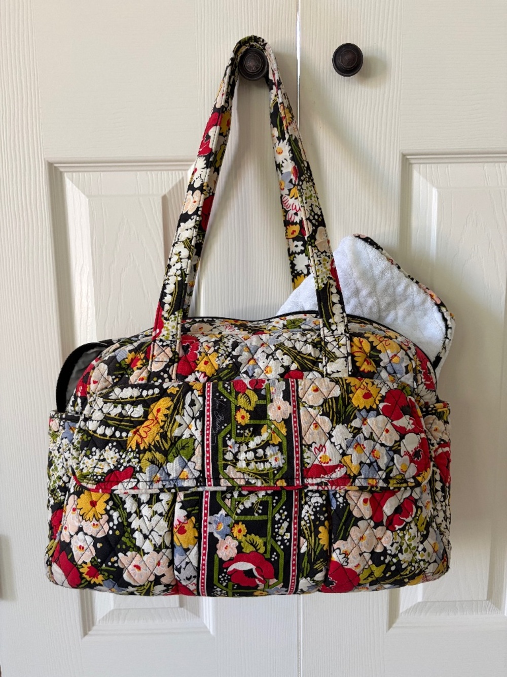 Vera Bradley diaper bag with changing pad
